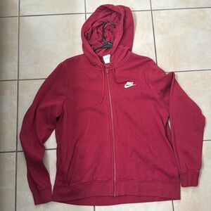 Nike women zip up hoodie